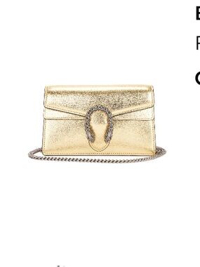 Gold Gucci Bag